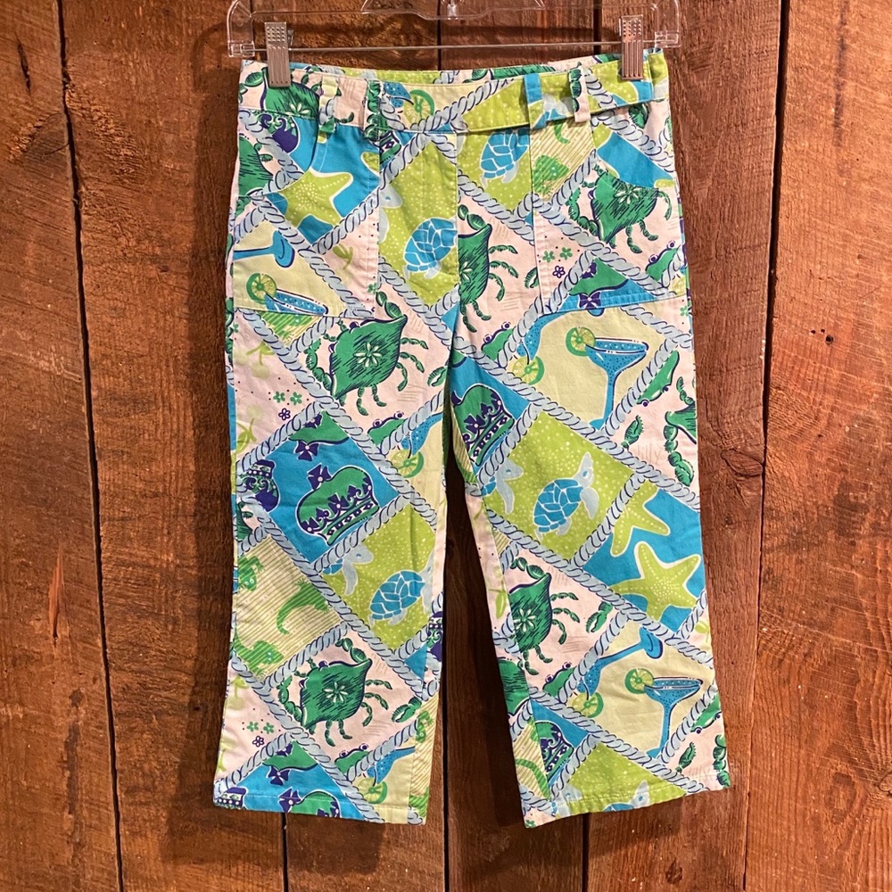 🐚Lily Pulitzer Starboard Patch Patterned Pants🐚